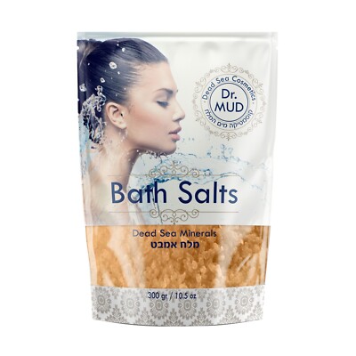 Dead Sea Mineral Bath Salt 100% Pure 10.58 oz/ 300g