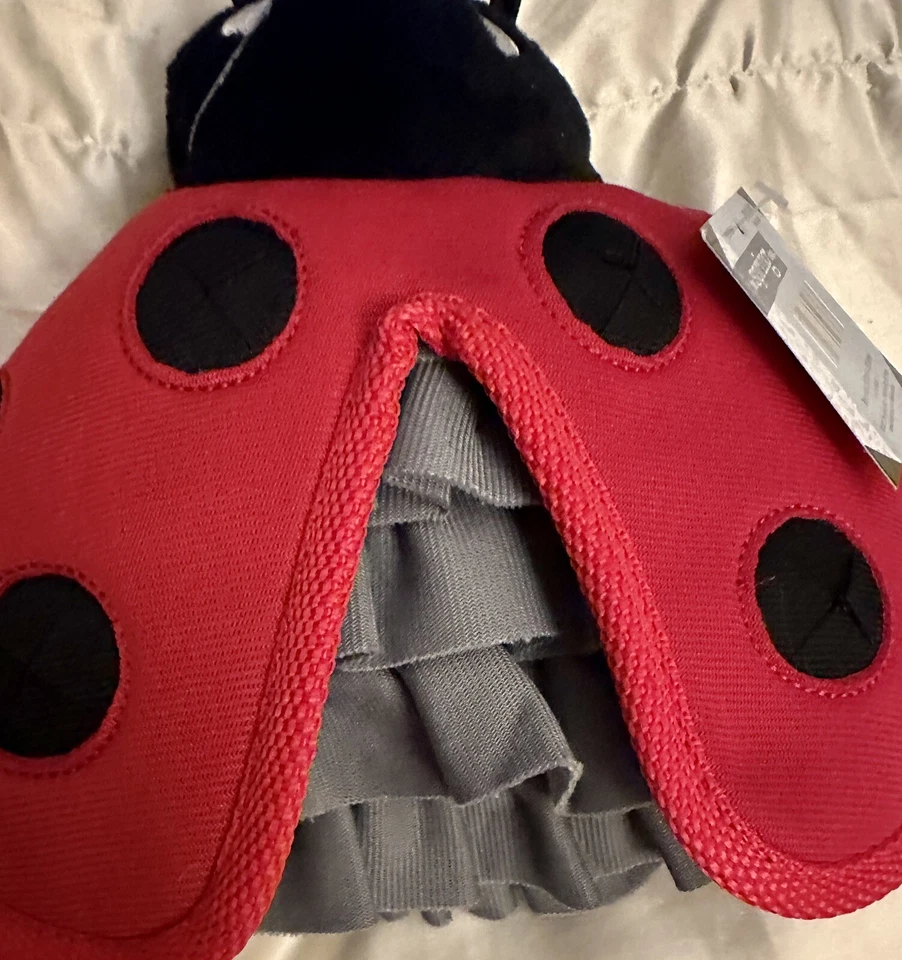 Ladybug Plush Dog Toy- Suitable For All Sizes Dogs Crinkle NWT - Image 3 of 4