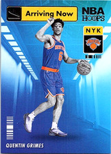 2021-22 NBA Hoops Basketball Arriving Now #13 Quentin Grimes Knicks
