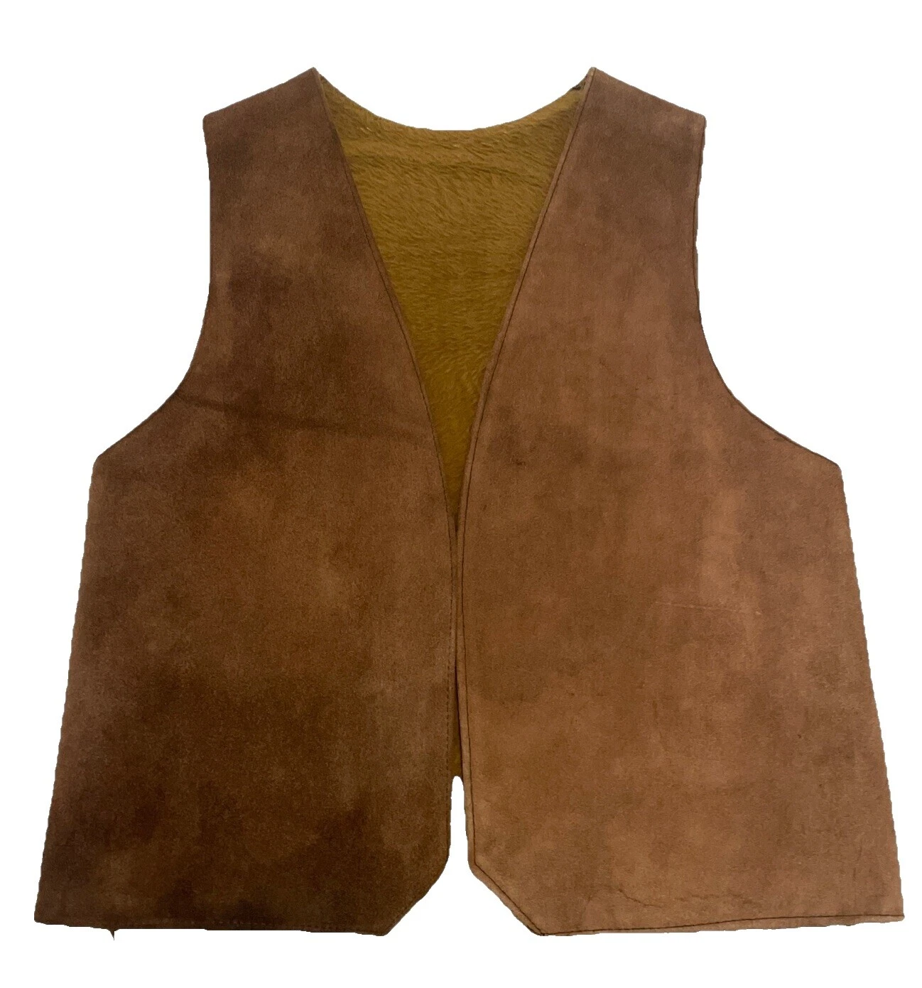 Brown Casual Regular Size Vintage Vests for Men