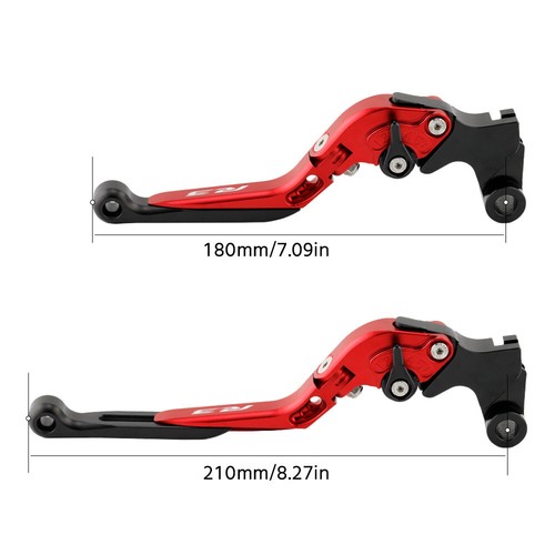 CNC Adjustable Folding Extendable Brake Clutch Levers For YAMAHA YZFR3 2015-2025 - Picture 2 of 22