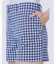 NWT Southern Tide Nautical Navy Inlet Gingham Performance Short Size 10  79.50