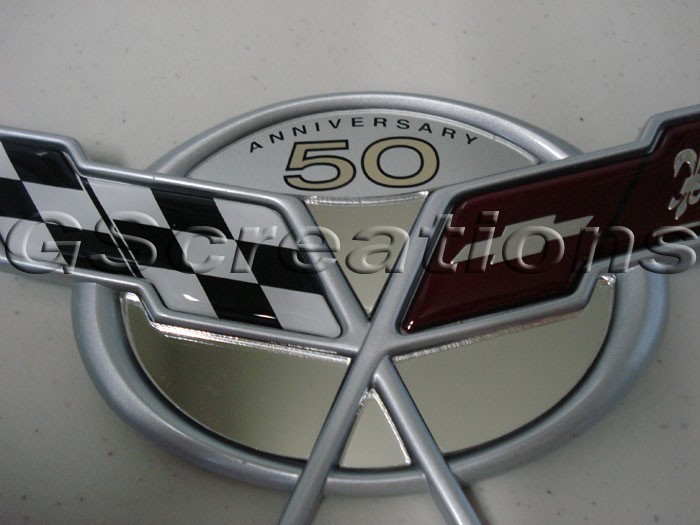 Mirror Emblem Inserts For All 1997-2004 C5 Corvette Coupe FRC Z06