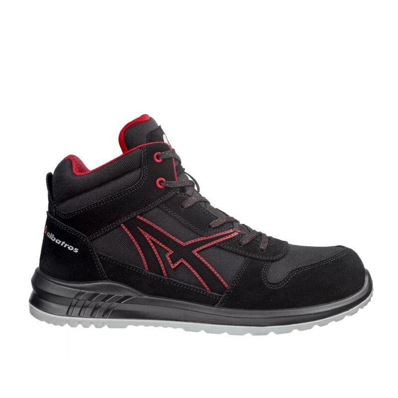 Chaussure sécurité ALBATROS Clifton montante noire en cuir S3