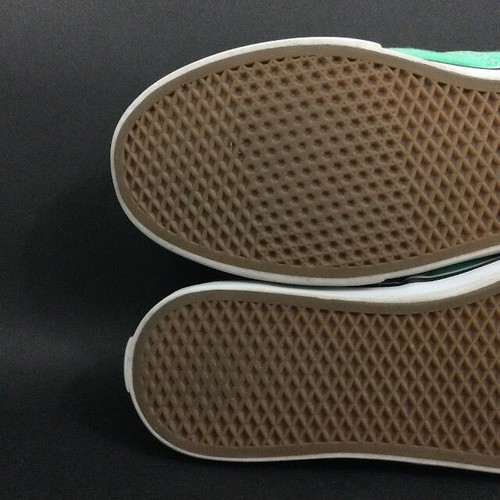 Vans Off The Wall -Scarpe da skate basse da uomo taglia 6,5/donna taglia 8 -verde come nuove - TB4R - Foto 6 di 8