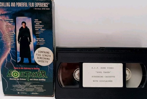 Soultaker 1990 VHS Tape Horror RARE Screening Tape Screener See Pics Mega Rare
