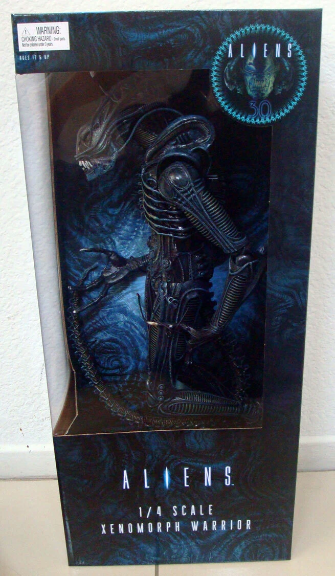 NECA Aliens 30th Anniversary 1/4 scale Xenomorph Warrior Action Figure NIB