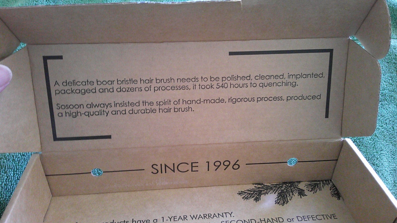 Boar Bristle Hair Brush, 100% Pure Boar Bristle Paddle Brush for Women Men Kids