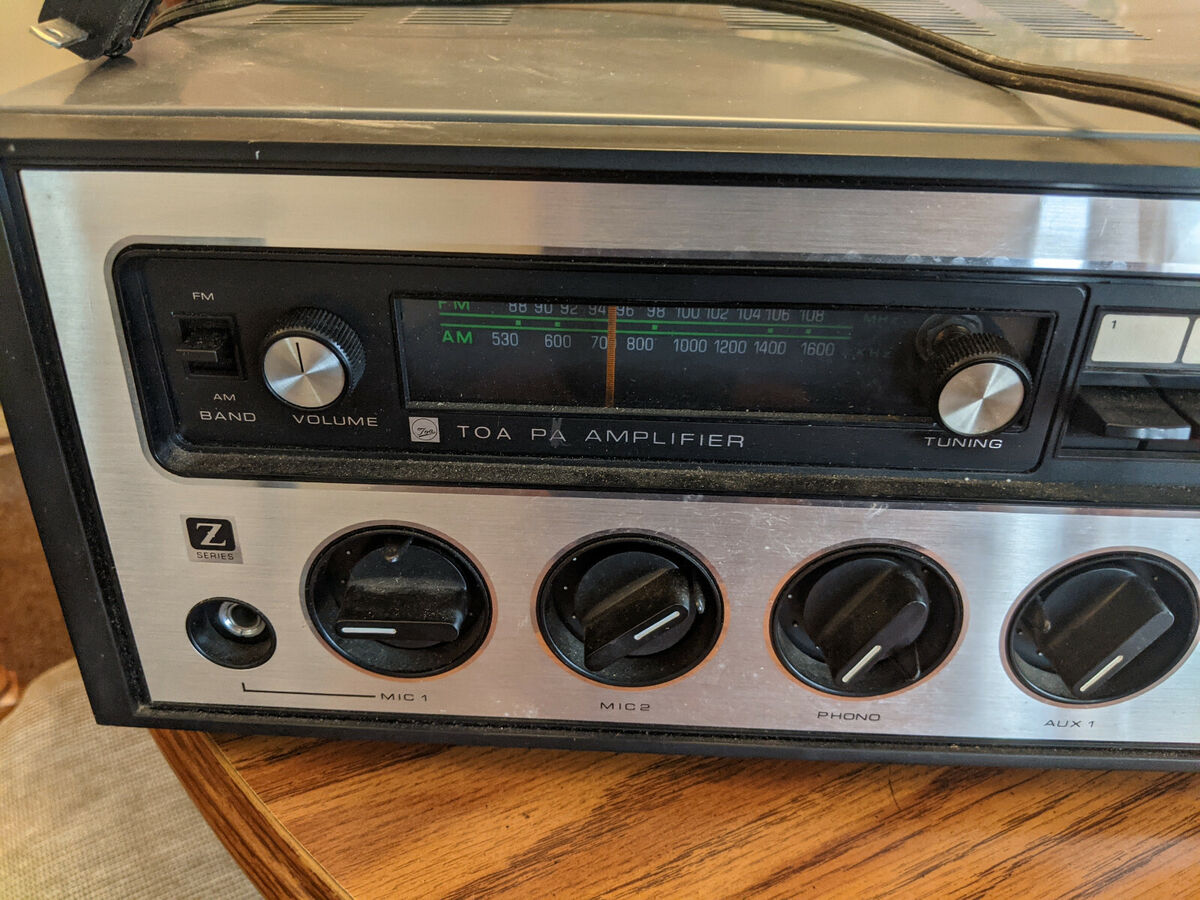 Vintage TOA TA-30RZ Pro PA Amplifier w AM/FM Made in Kobe Vintage TOA TA-30RZ Pro PA Amplifier w AM/FM Made in Kobe