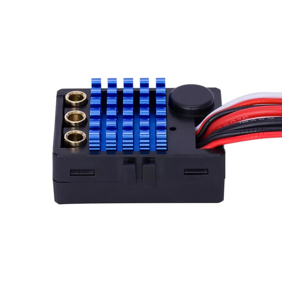 Waterproof 35A Sensorless Brushless Motor ESC 5V/2A BEC Output For 1/16 Truck - Image 4 of 4