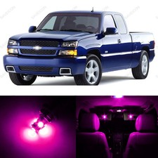 13 X Pink Led Interior Light Package For 1999 - 2006 Chevy Silverado Pry Tool
