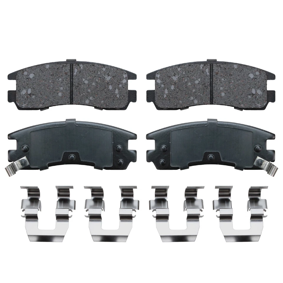 REAR Ceramic Brake Pads Hardware for Buick Cadillac Chevy Olds Pontiac Saturn - Image 3 of 4