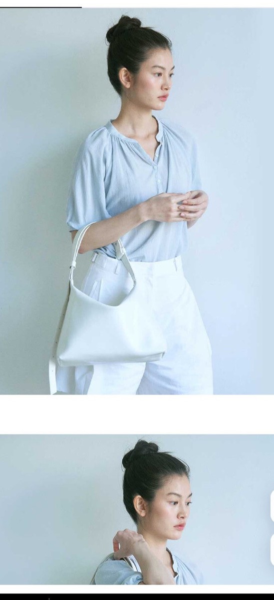 Le abonne GATTI cloud white leather Korean Women's Bag W