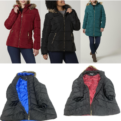 warm puffer jacket women's
