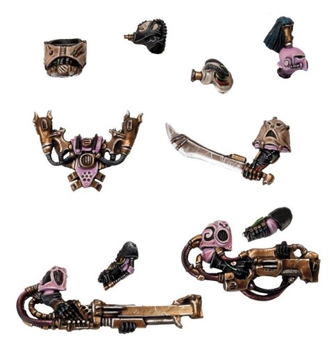 Warhammer 40k Chaos Space Marines Noise Marines Upgrade Pack Nuovo Finecast Bit - Foto 4 di 4