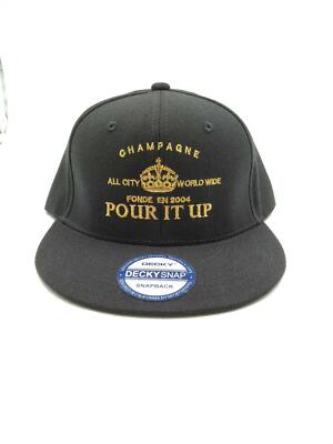 Decky Embroidered ''Champagne'' Gol/Black Adjustable Snapback Hat