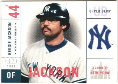 Reggie Jackson 2001 Upper Deck MLB Trading Card #115 Yankees Felt Front