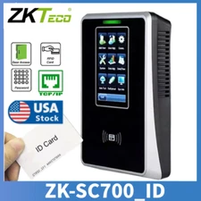 ZKTeco TCP SC700 RFID Card Time Clock Recorder TCP/IP Attendance Punch System US
