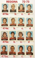 PANINI REGINA 1972-73 473-474-475-476 RECOVERY EXCELLENT CONDITION TO CHOOSE FROM