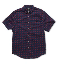 CATCH Men's NORMA JEAN S/S Woven Shirt - Navy - XL - NWT