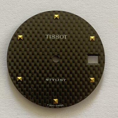 Cadran Tissot Stylist Fond Gris – 26,99 Mm – NOS – Pièce Détachée Montre