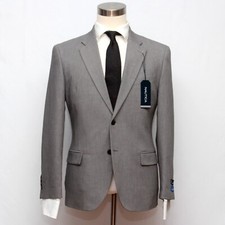 Nautica Men's Modern-Fit Bi-Stretch Suit Blazer Jacket Size 38S Grey E071127