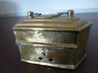 Superb vintage middle eastern brass container / box 3 1/2" [Y7-W6-A8] — photo 5