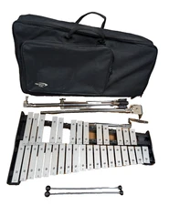 Percussion Plus 32-Note Aluminum Bell Kit W/ Stand & Case - Excellent Condition!