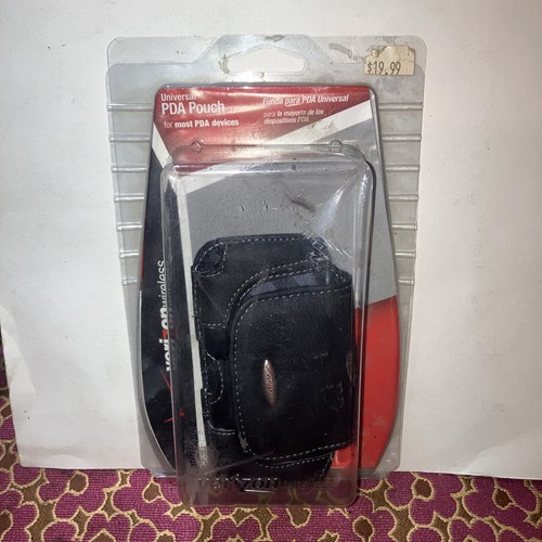 Verizon Sideways / Horizontal Leather Case Holster PDA Phone Pouch PDASDPCH3 OEM - Afbeelding 1 van 3