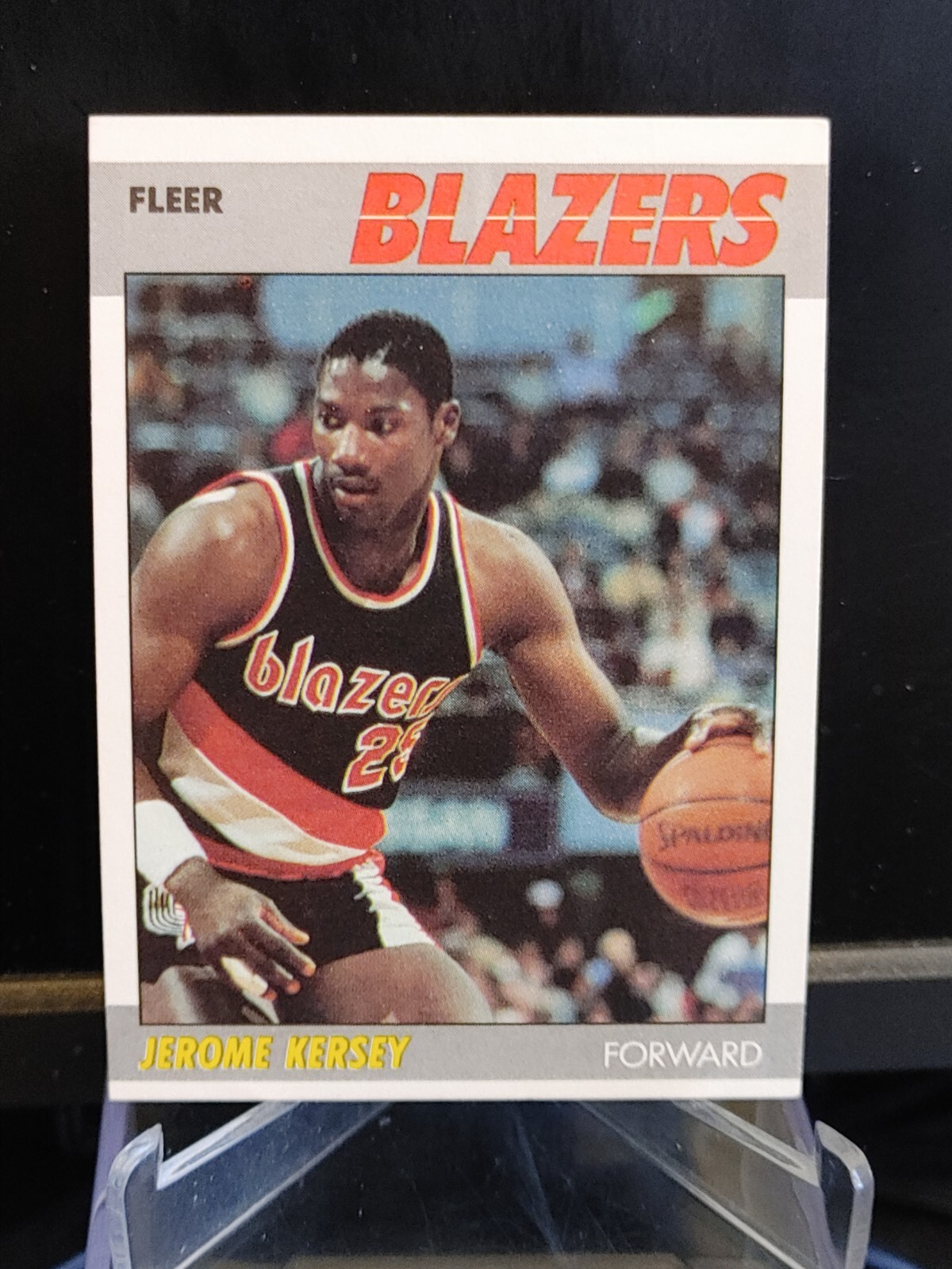 Jerome Kersey 1987-88 Fleer #60 - Portland Trail Blazers - A