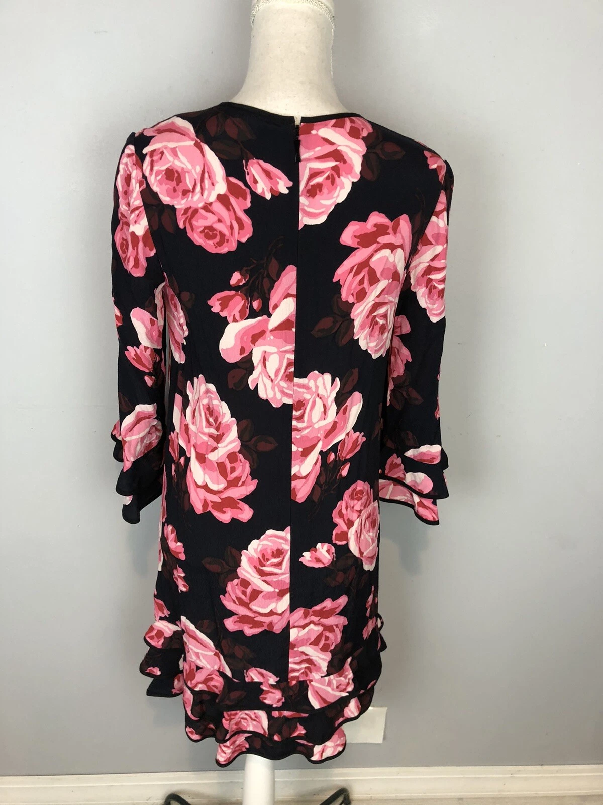 Abito da donna Kate Spade taglia S rosa arricciacapelli orlo rosa taglia S