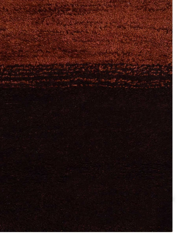 Tapete de área de mistura de seda tear atado à mão contemporâneo marrom prata BBH Homes BBLSMA98 - Imagem 4 de 4