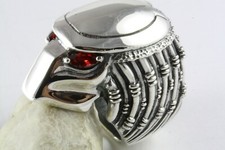 Predator Ring Alien vs. Predator Skull Ring Silver 925 Silver / 436