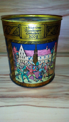 Alte Lebkuchendose E. Otto Schmidt alt Nürnberg Lebkuchen shabby vintage 