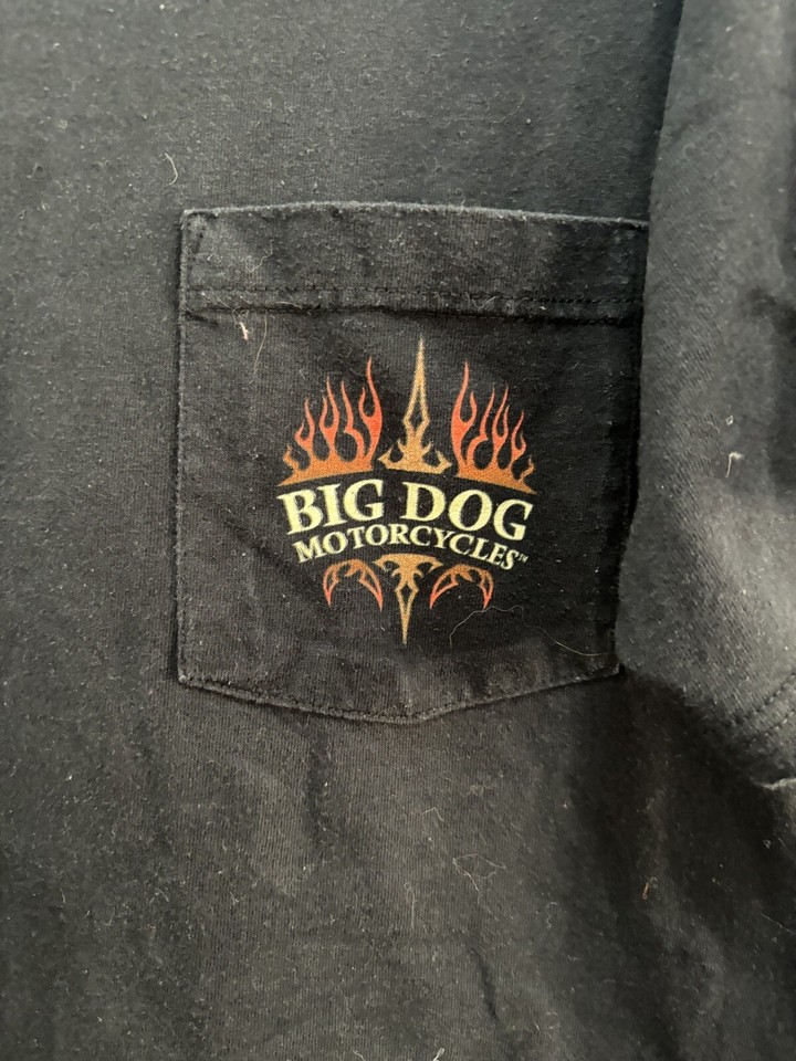 Men’s Anvil Medium Big Dog Motorcycle Shirt eBay
