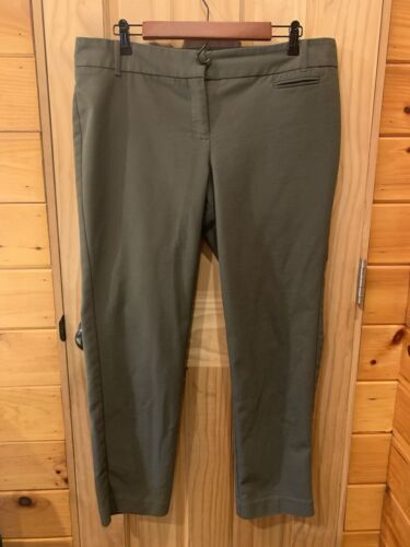Van Heusen Womens Stretch Slacks Pants Size 14 Extensible khaki green