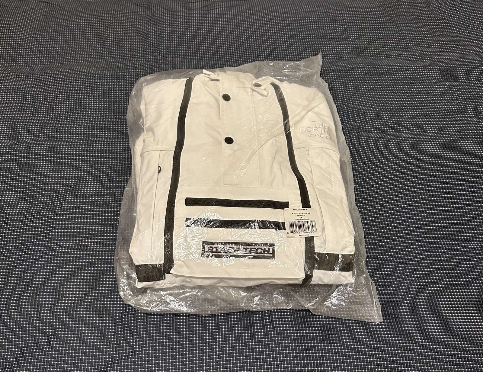 DS RARE SS16 SUPREME x THE NORTH FACE STEEP TECH VESTE À CAPUCHE BLANCHE TAILLE M TNF