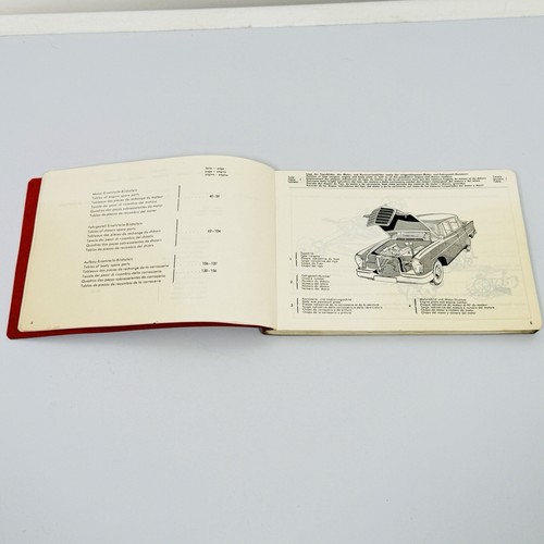 Mercedes 300se Parts Catalog W112 (1964) Manual 300 se ORIGINAL - Imagen 4 de 10