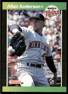 1989 Donruss #419d Allan Anderson