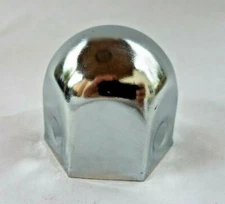 Chrome Lug Nut Cover 1-1/2" X 2" Flanged ABS Plastic Fortpro 20 Units
