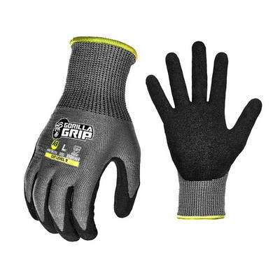 A9 Cut Resistant Work Gloves, Nitrile Coated -Large (27242-212B)