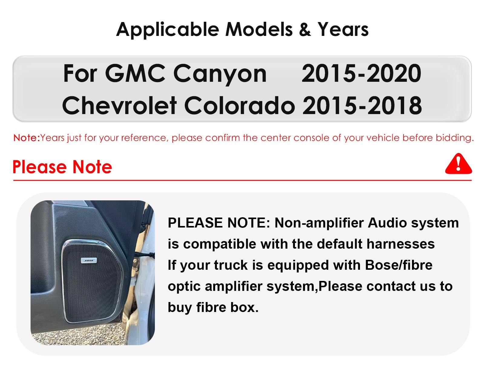 For Chevy Colorado 2015-2018 GMC Canyon Android 14 Carplay Radio Stereo WiFi GPS