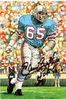 Goal Line Art Card signed by Elvin Bethea with HOF 03