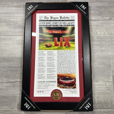 Highland Mint Philadelphia Eagles/KC Chiefs  Super Bowl LIX Front Page Limited