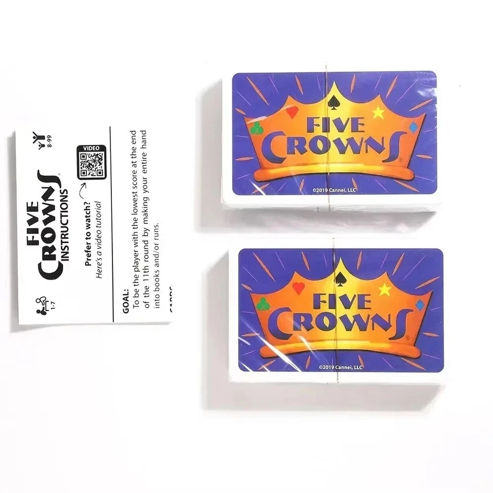 NEW Five Crowns Card Game 5 Suites Classic Original Party Rummy Style Play - Image 2 of 4