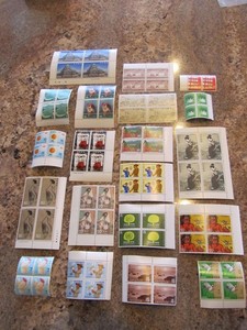 Japanese lot of vintage stamp blocks unused / mint unhinged