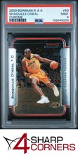 2003 BOWMAN ROOKIES & STARS CHROME #50 SHAQUILLE O'NEAL HOF PSA 9