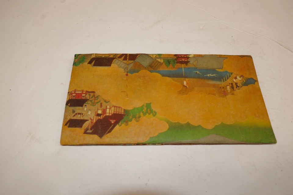 Cartera china de seda vintage con oraciones en su interior. Muy bonito Foto 4 de 4