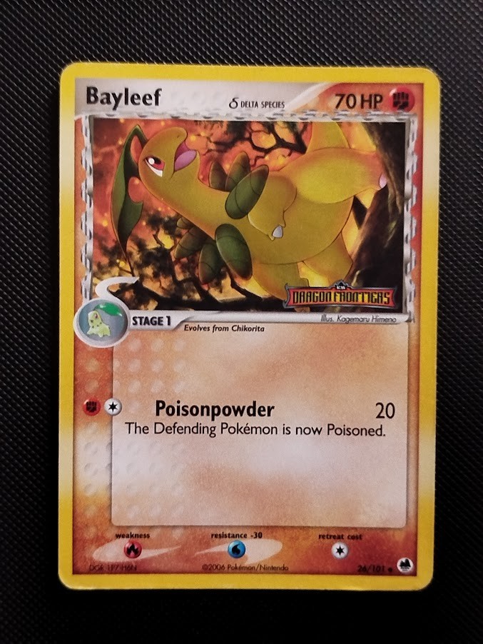 (LP) Bayleef 26/101 2006 EX Dragon Frontiers Reverse Holo Stamped Pokemon Card