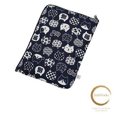 Neu Kyoyo rot Markenbuch L-förmiges Etui hergestellt in Japan 21 × 15 cm mit ...